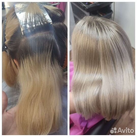 Парикмахер, мелирование, окрашивание, стрижка