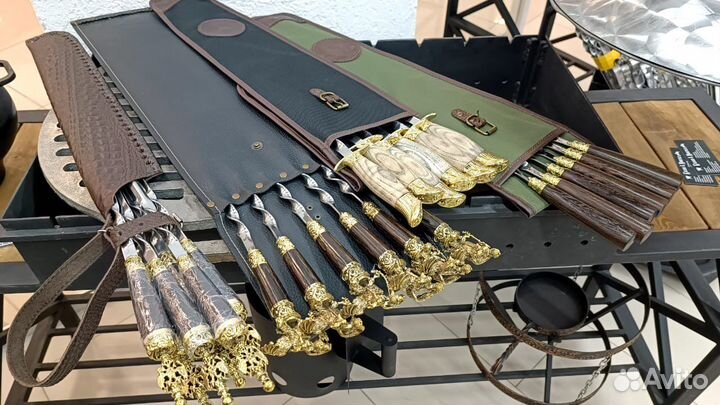 Шампура ручной работы, шампурницы