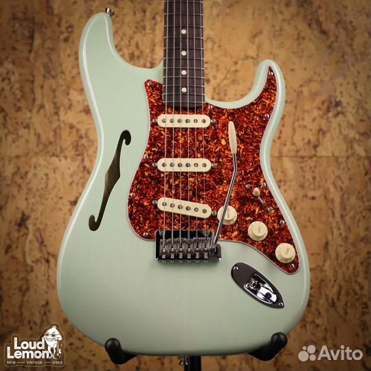 Fender LE Am Pro II Strat Thinline Surf Green 2024