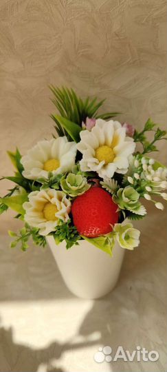 Букет из мыла ручной работы