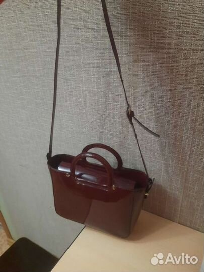 Сумка бордовая