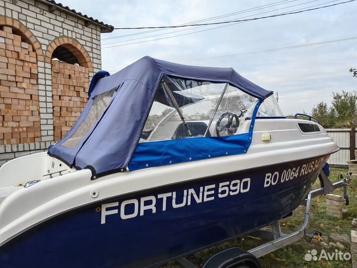 Катер каютный Неман 550 комб, Yamaha F100fetl