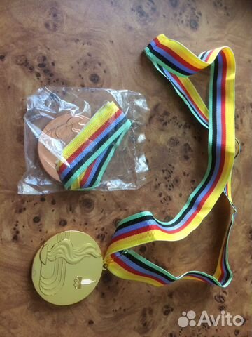 Золотая и бронзовая медали лои-1980 в Москве