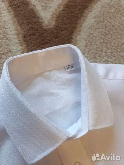 Рубашка белая школьная