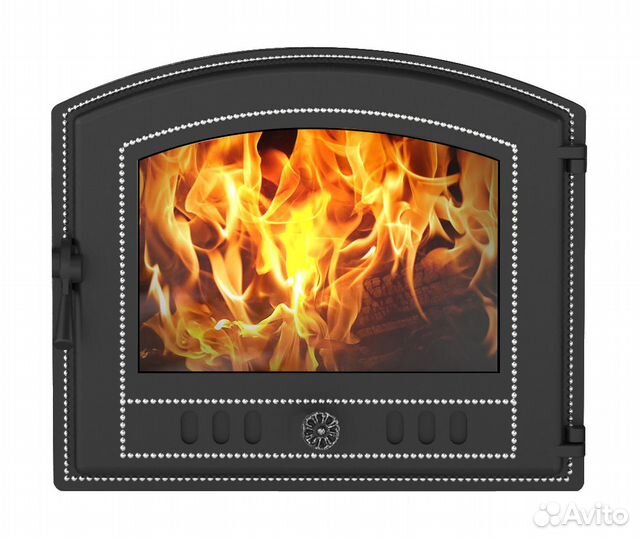 Дверка везувий каминная 224 (Антрацит)