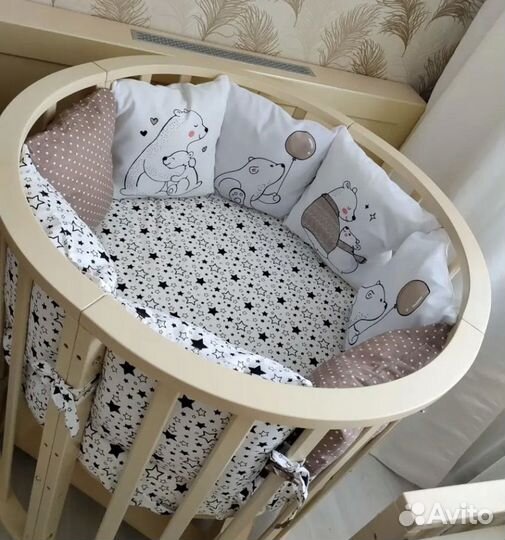 Бортики в кроватку