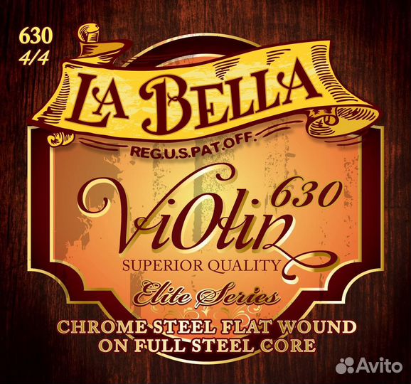 La Bella 630-4/4 Комплект струн для скрипки