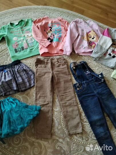 Вещи пакетом на девочку110-122