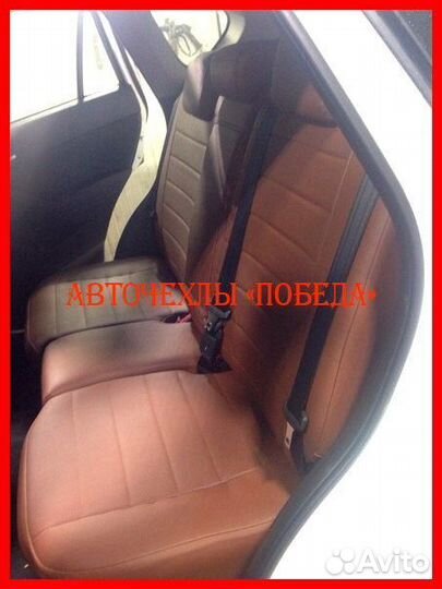 Чехлы Mazda CX-5 1 из экокожи коричневые Классика