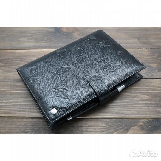 Ежедневник в кожаной обложке