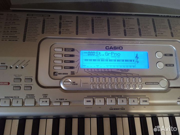 Синтезатор casio wk 3800