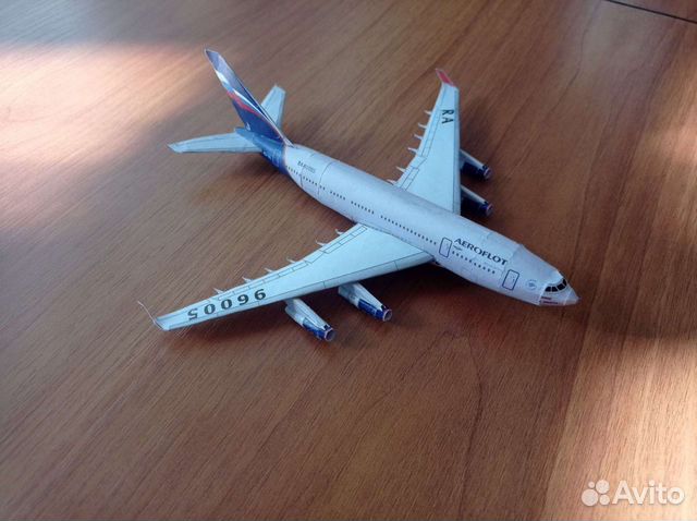 Модель самолёта Ил-96 Аэрофлот