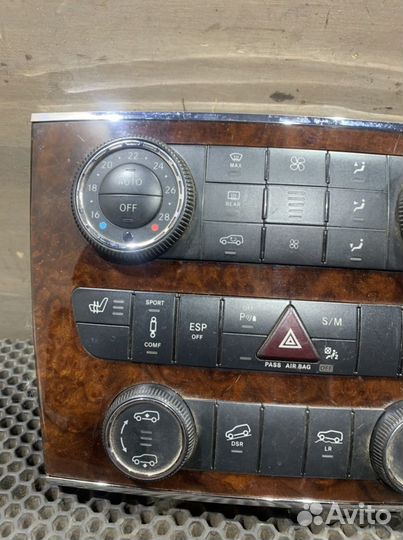 Блок управления климатом Mercedes W164 ML GL