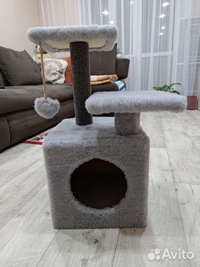 Домик для кошки с когтеточкой
