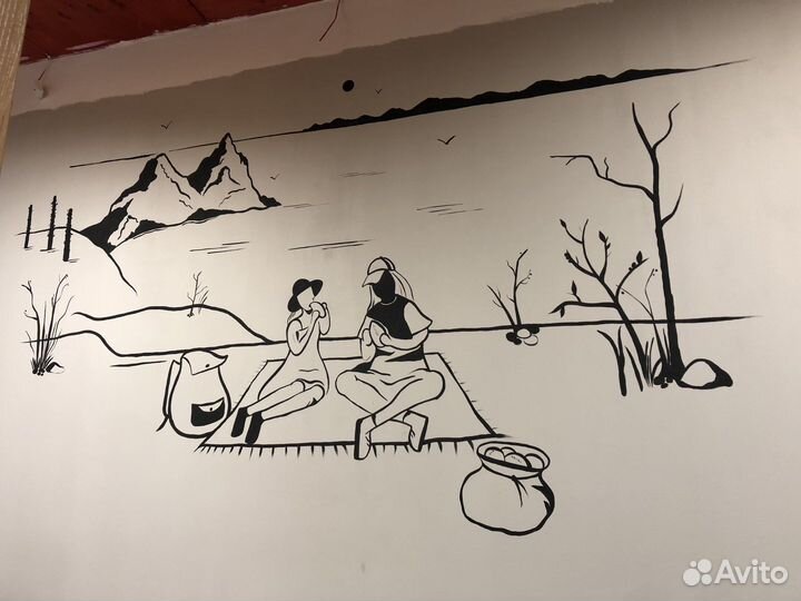 Роспись стен на заказ
