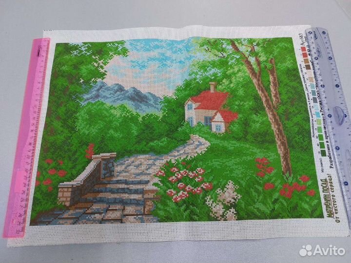 Канва с нанесенным рисунком