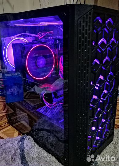 Игровой системный блок i3-10100f/ Rx 590 8gb/ 16gb