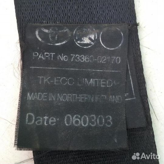 Ремень безопасности Тойота Королла Е120