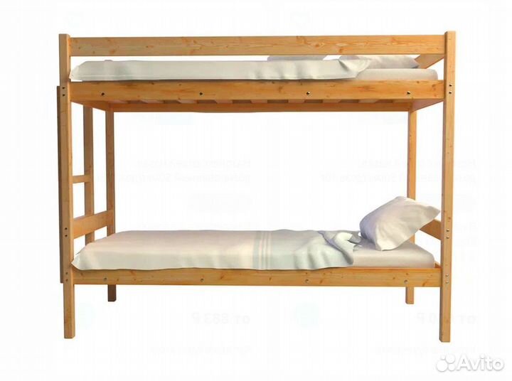 Двухъярусная кровать для хостела, для гостиниц