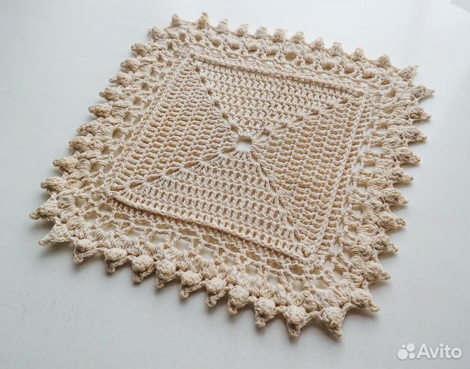 Салфетки вязаные ручная работа