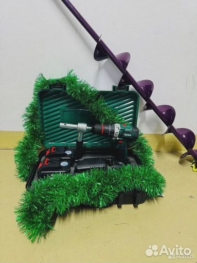 Шуруповерт для ледобура Berg 200Nm 12Ah