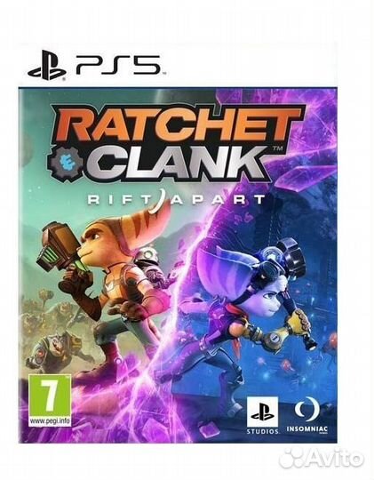 PS5 диск Ratchet & Clank: Сквозь Миры,новый,в упак