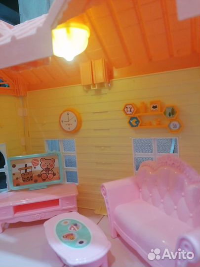 Кукольный домик с мебелью Princess house