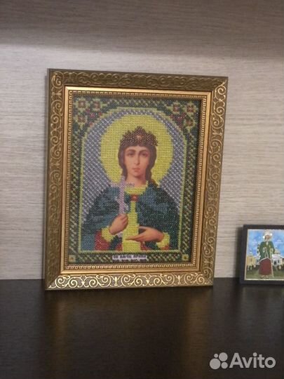 Набор вышивка бисером Св. Петр и Феврония 12*16