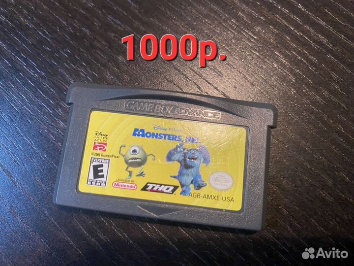 Лицензионные картриджи для GBA