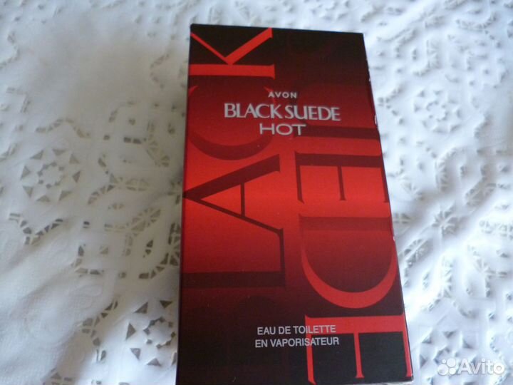 Мужской парфюм black suede HOT avon