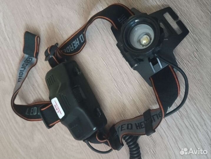 Налобный фонарь аккумуляторный