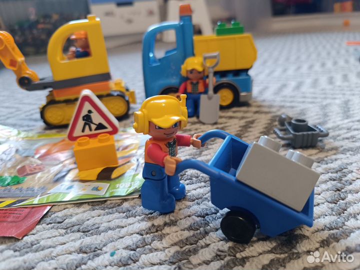 Lego duplo стройплощадка два набора