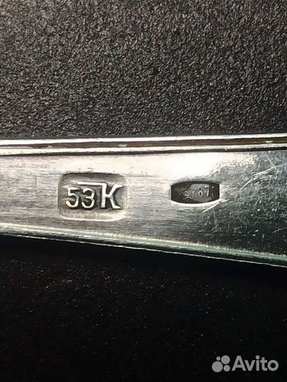 Столовая серебряная ложка СССР