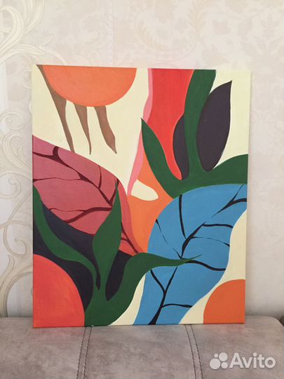 Интерьерная картина на холсте