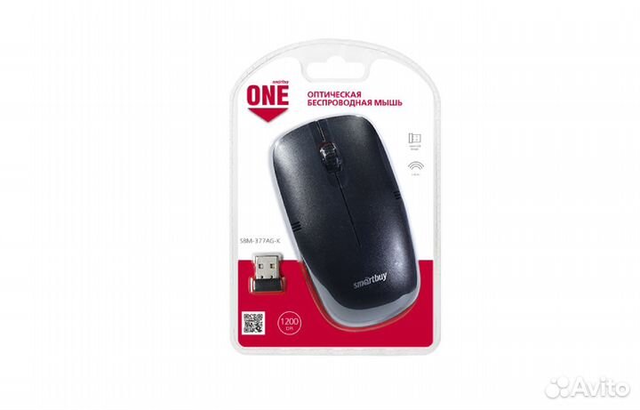 Мышь беспроводная Smartbuy ONE 377 черная