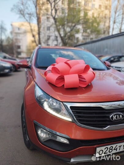 Большой красный бант