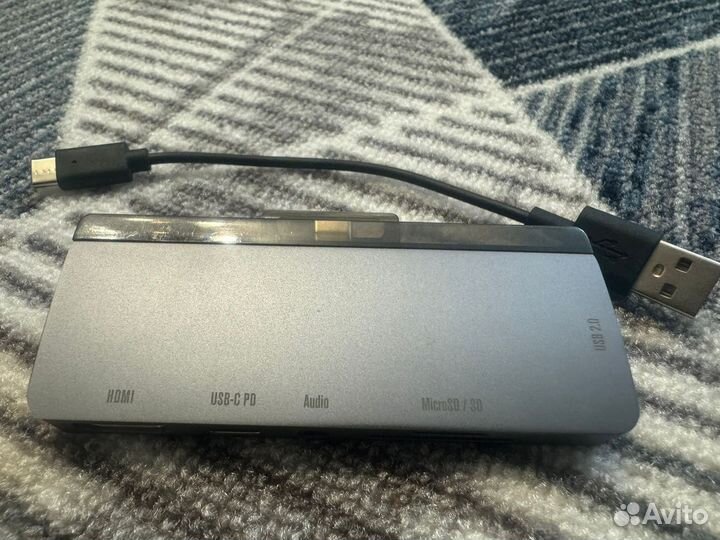 USB-C Multiport Clamp Hub