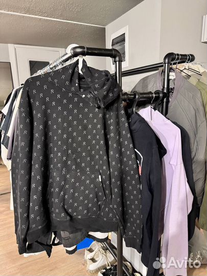 Худи Represent Logo Full Black Оригинал