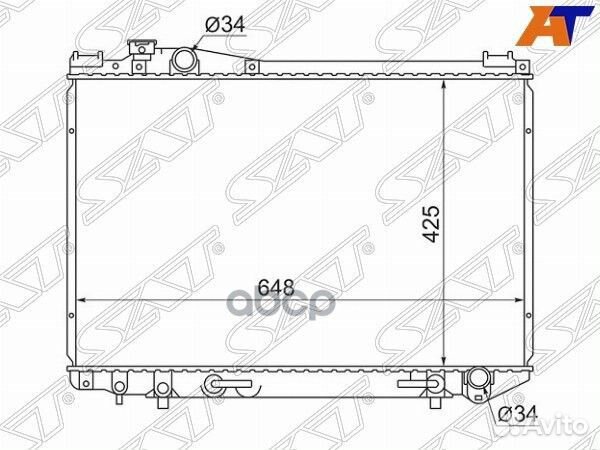 Радиатор toyota crown 2.0/3.0 91-95