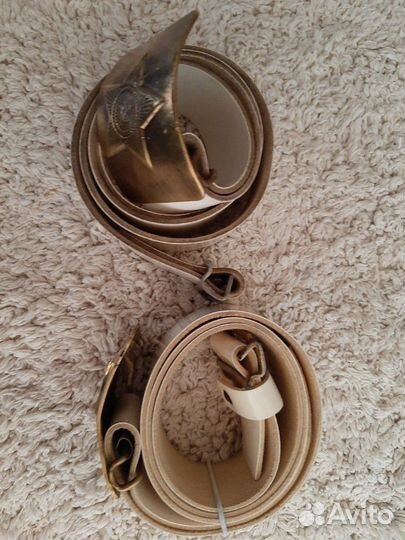 Ремень солдатский парадный