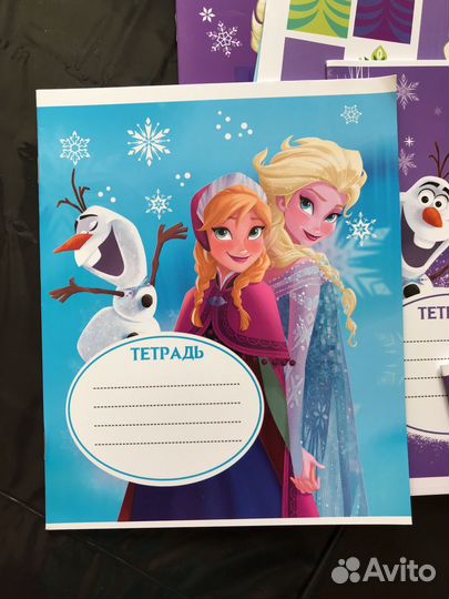 Набор тетрадей Холодное сердце 12 л линейка 10 шт