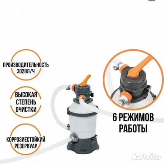Песочный фильтр bestway 3028л\ч