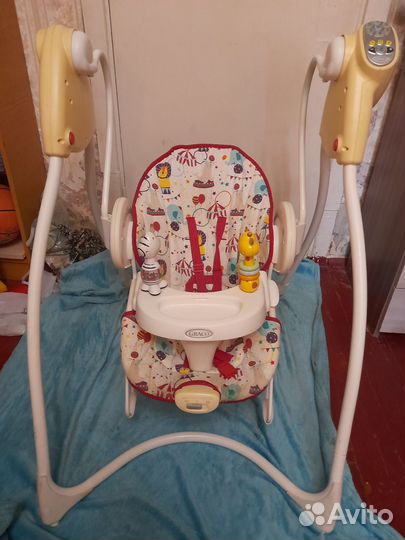 Детская качеля шезлонг