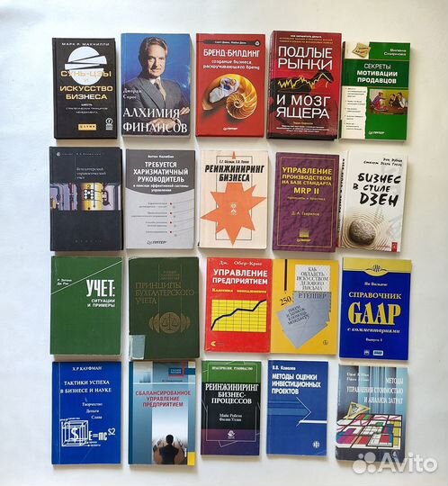 Книги по бизнесу и финансам Цена за 20 книг