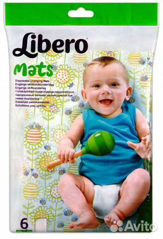 Одноразовые впитывающие пелёнки Libero mats