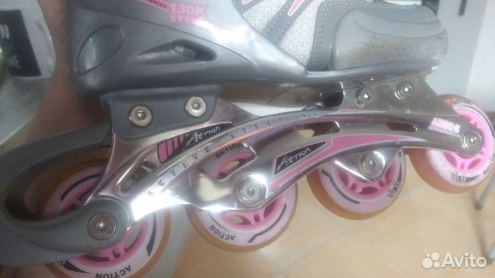 Ролики детские раздвижные 35-38