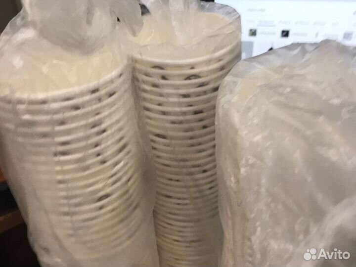 Бумажные стаканы 400 мл