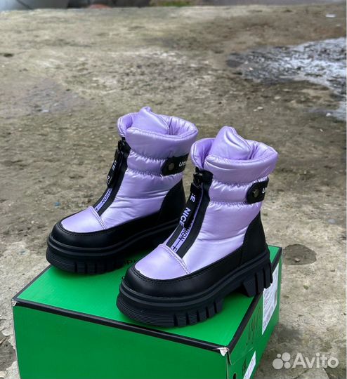 Детские зимние дутики от 27 до 32