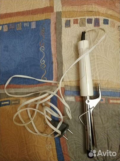 Плойка из нержав,стали, щипцы 