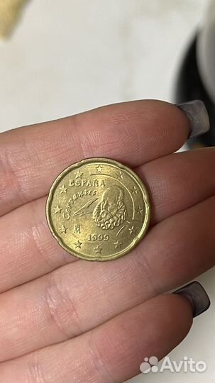 Монета euro cent